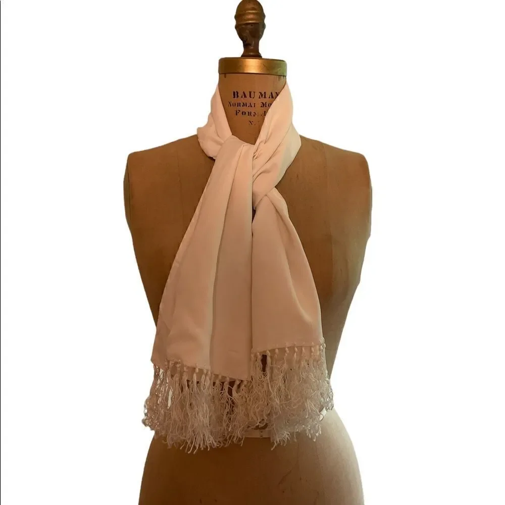 Cream Evening Scarf